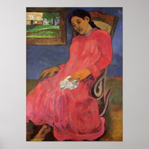 Poster 'Faaturuma (Melancholy)' - Paul Gauguin Print