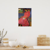 Poster 'Faaturuma (Melancholy)' - Paul Gauguin Print (Cuisine)