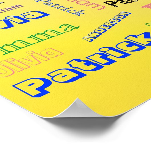 Poster Fab Family Cool Word Cloud (Coin)