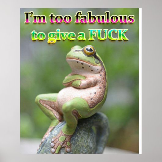 POSTER FAB FROG FREDDIE (Devant)