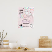 Poster FabBOOlous Pastel Halloween Bienvenue à l'annivers (Cuisine)