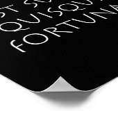 Poster Faber est suae quisque fortunae (Coin)