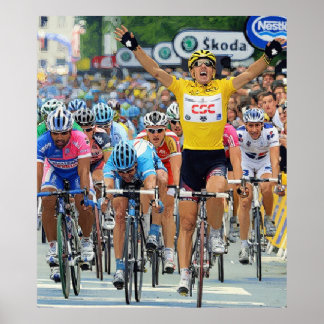 Poster Fabian Cancellara Premier Héros de la 3ème étape d
