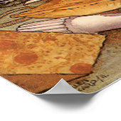 Poster Fable d'Esope vintage, Souris de campagne, Souris (Coin)