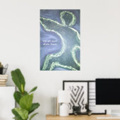 Poster Fabriqué à partir des étoiles (Bureau à domicile)
