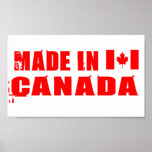 Poster Fabriqué au Canada