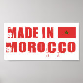 Poster Fabriqué au Maroc (Devant)