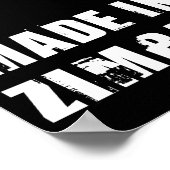 Poster Fabriqué au Zimbabwe (Coin)