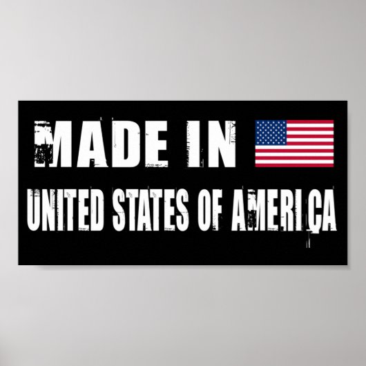 Poster Fabriqué aux États-Unis d'Amérique (Devant)