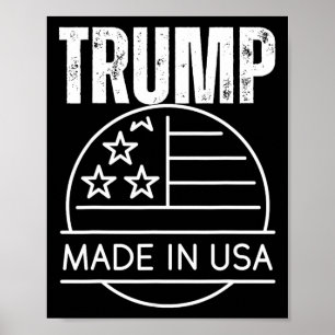 Poster Fabriqué aux États-Unis par Trump