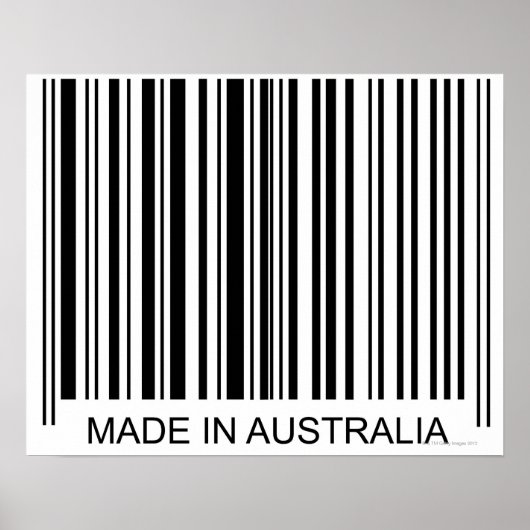 Poster Fabriqué en Australie (Devant)