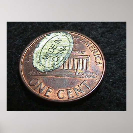 Poster Fabriqué En Chine (Devant)