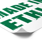 Poster Fabriqué en Ethiopie (Coin)