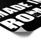 Poster Fabriqué en Roumanie (Coin)