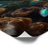 Poster Fabrique Steampunk sous-mariner bateau (Coin)