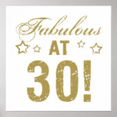 Poster Fabuleux 30e anniversaire (Devant)