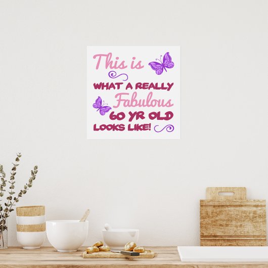 Poster Fabuleux 60e anniversaire (Cuisine)