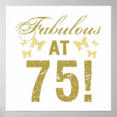 Poster Fabuleux 75e anniversaire (Devant)
