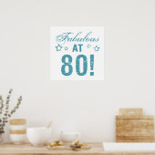 Poster Fabuleux 80e anniversaire (Cuisine)