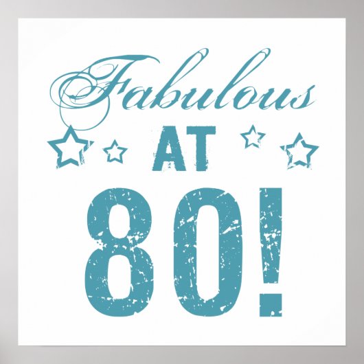 Poster Fabuleux 80e anniversaire (Devant)