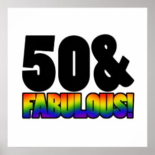 Poster Fabuleux Gay 50e anniversaire