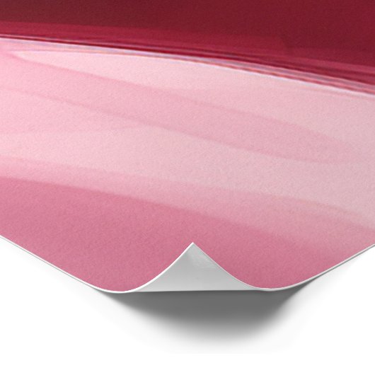 Poster Fabulous Mode Modèle Bow rose (Coin)