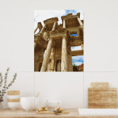 Poster Façade de la bibliothèque de Celsus dans Ephesus P (Cuisine)