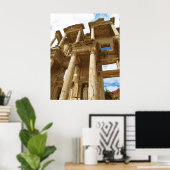 Poster Façade de la bibliothèque de Celsus dans Ephesus P (Bureau à domicile)