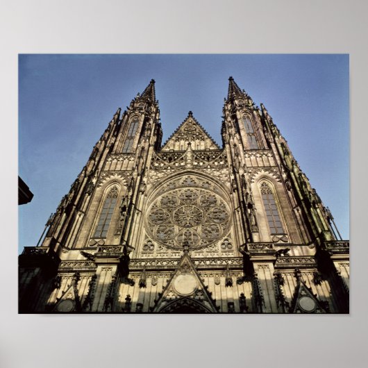 Poster Façade de la Cathédrale Saint-Vital (Devant)