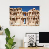 Poster Façade Et Étage De L'Amphithéâtre Romain (Bureau à domicile)
