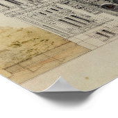 Poster Façade ouest de l'église Saint Augustin (Coin)