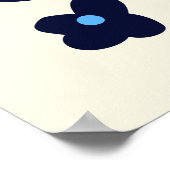 Poster Face 2 face Boho Abstrait (Coin)