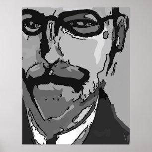 Poster Face Abstraite