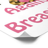 Poster face au cancer du sein (Coin)