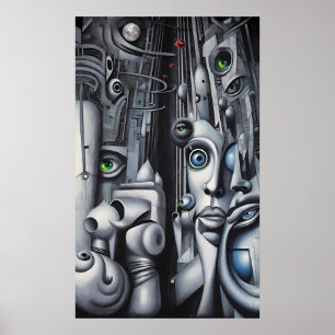 Poster Face au monde des rêves