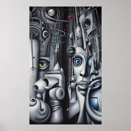 Poster Face au monde du rêve (Devant)