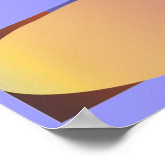 Poster Face bleue (Coin)