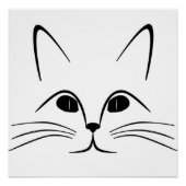 POSTER FACE CAT (Devant)