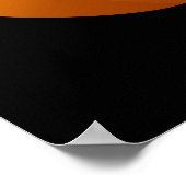 Poster Face Citrouille Halloween (Coin)