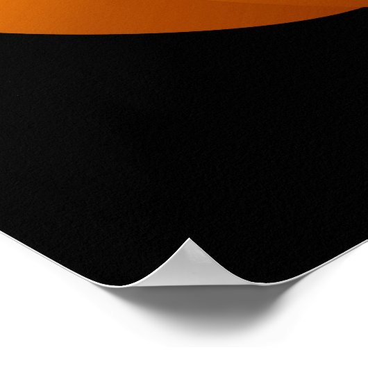 Poster Face Citrouille Halloween (Coin)