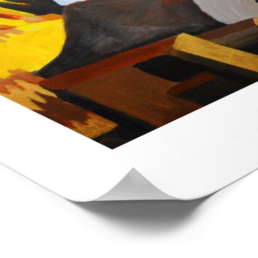 Poster Face dans les rochers (Coin)