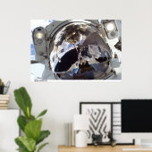 Poster Face d'astronaute (Bureau à domicile)