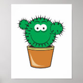 Poster Face de cactus (Devant)