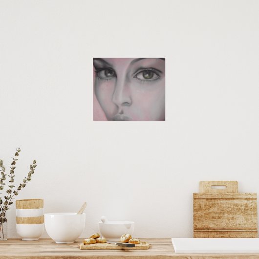 Poster Face de charbon de bois (Cuisine)