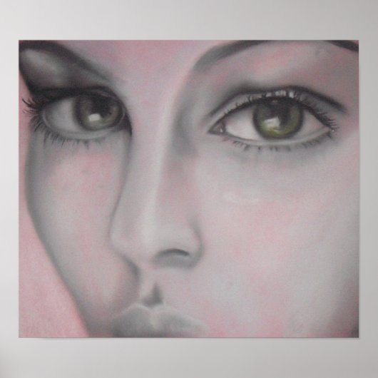 Poster Face de charbon de bois (Devant)