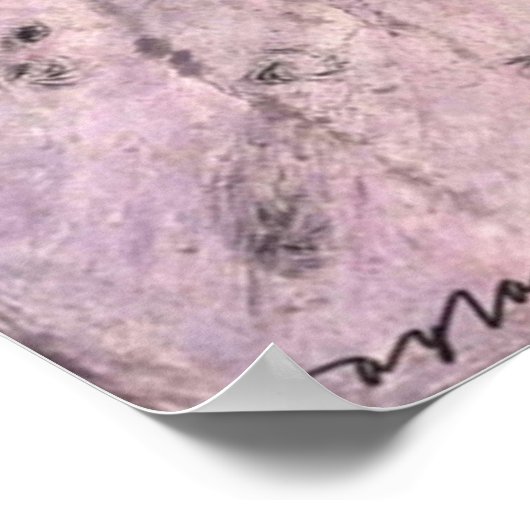 Poster Face de hachure (Coin)