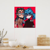 Poster Face de la face (Cuisine)