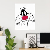 Poster Face de nez rouge SYLVESTER™ (Bureau à domicile)