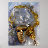 Poster Face dorée (Devant)