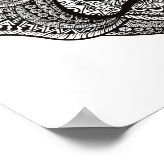 Poster Face d'ours inspirée 2 (Coin)